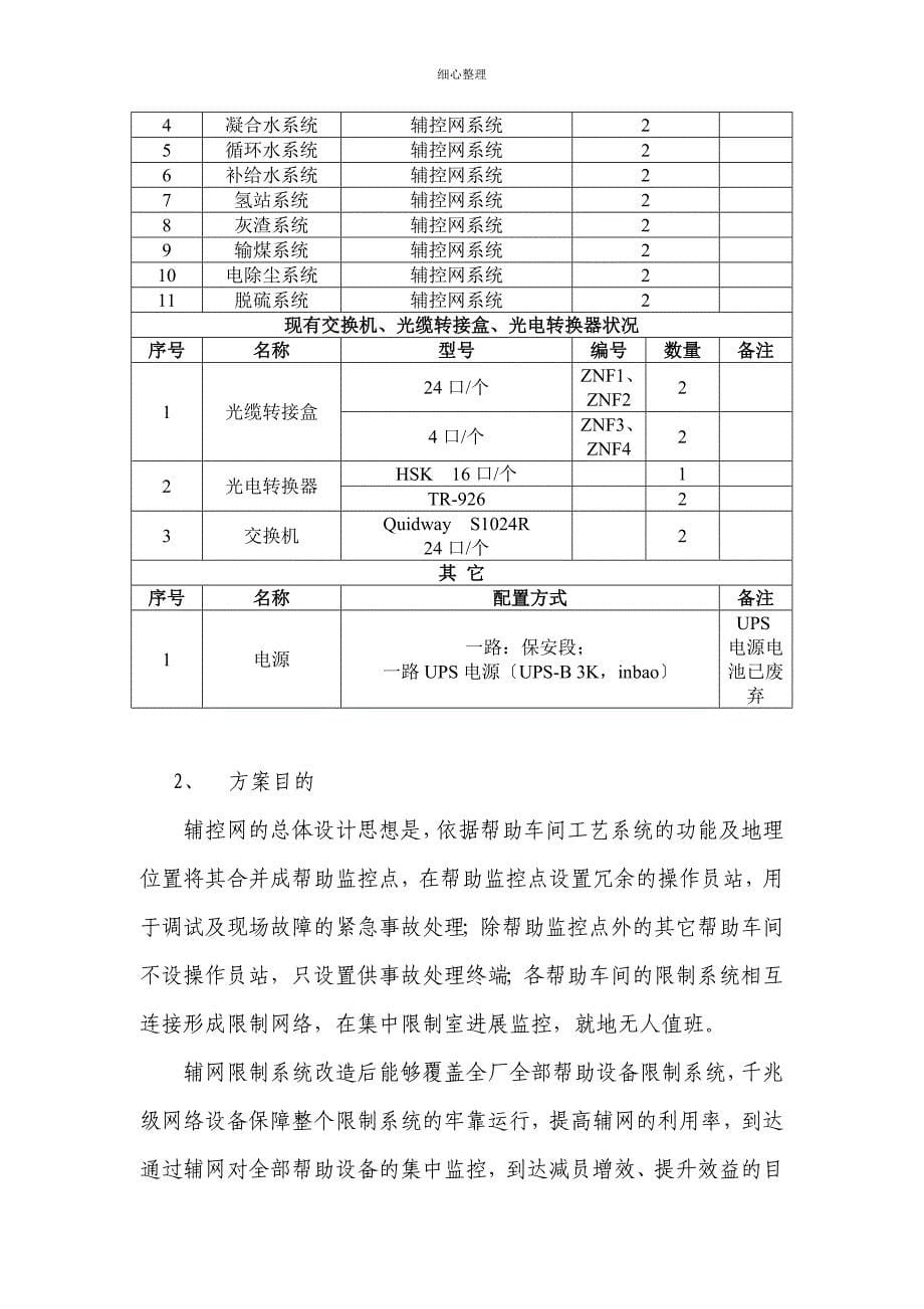 辅网控制系统升级技术方案 (2)_第5页