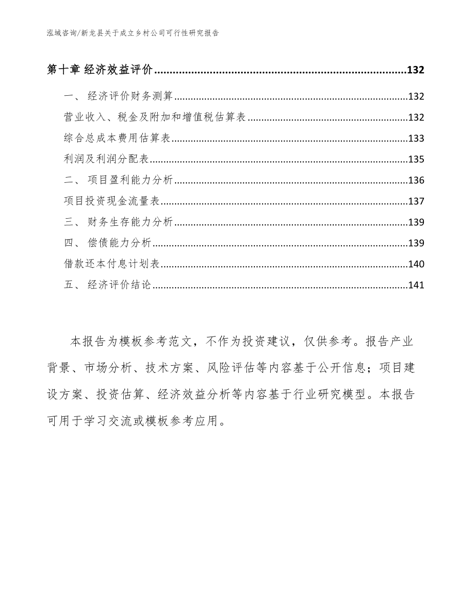 新龙县关于成立乡村公司可行性研究报告_第4页