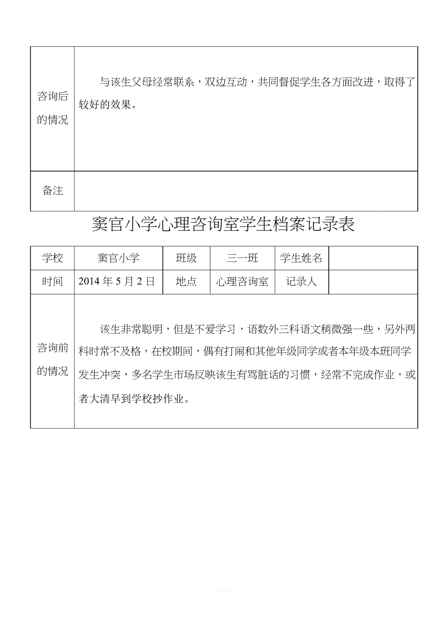 问题学生追踪记录表_第3页