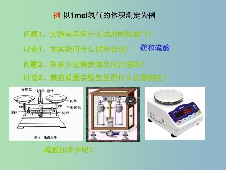 高中化学第三册第十章学习几种定量测定方法10.1测定1mol气体的体积课件沪科版.ppt_第5页