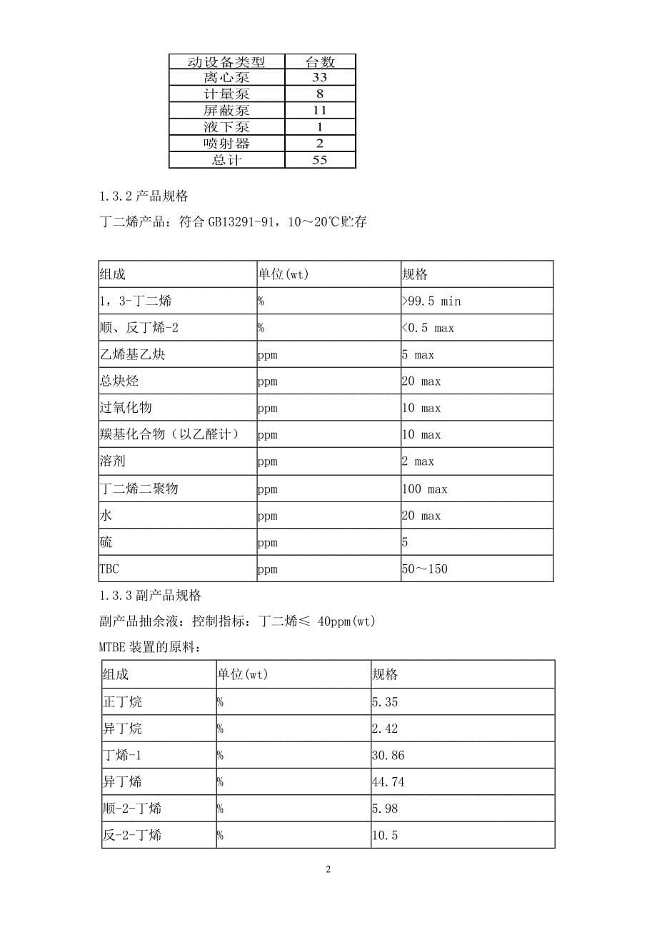 丁二烯mtbe-丁烯1联合装置本科论文_第5页