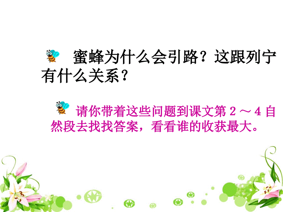 《蜜蜂引路》教学课件2_第3页