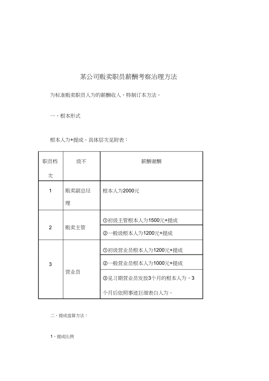 2023年《某it公司销售人员薪酬考核管理办法》.docx_第1页