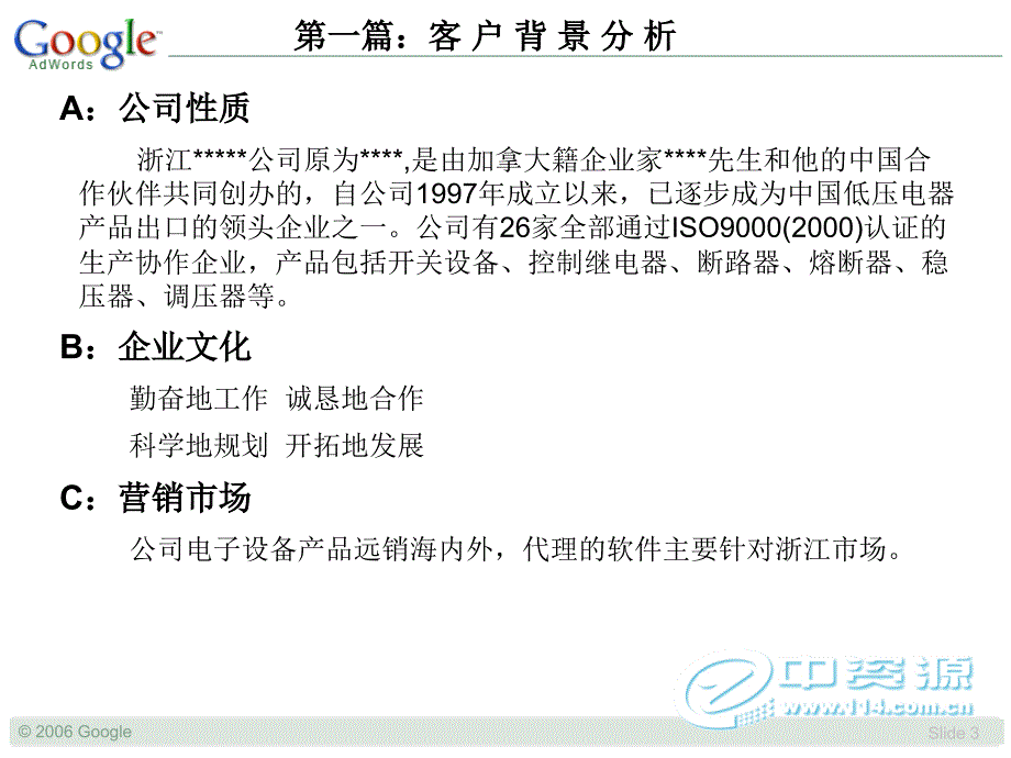 【广告策划PPT】Google推广策划书实例_第3页