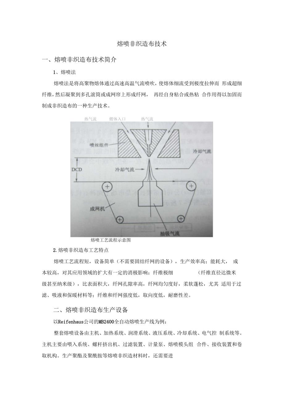 熔喷非织造布技术_第1页
