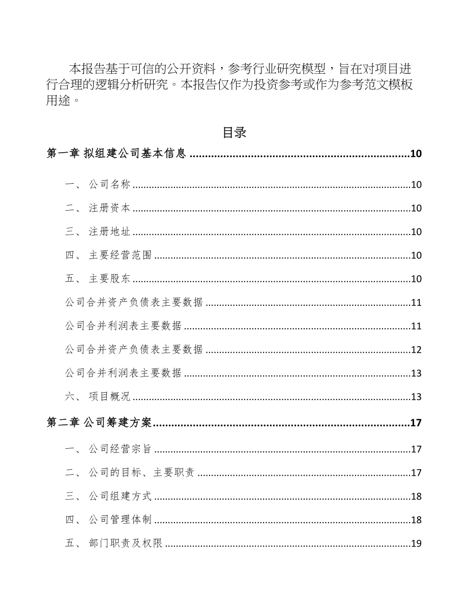 宁夏关于成立导光结构件公司可行性研究报告(DOC 99页)_第3页