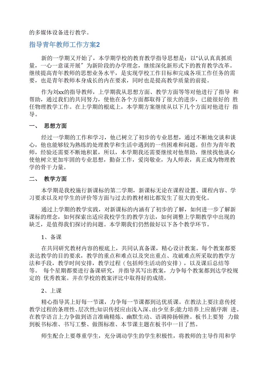 指导青年教师工作计划_第2页