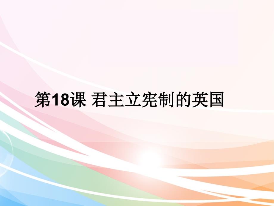 部编版历史九年级上册第18课君主立宪制的英国课件(共20张PPT)_第2页