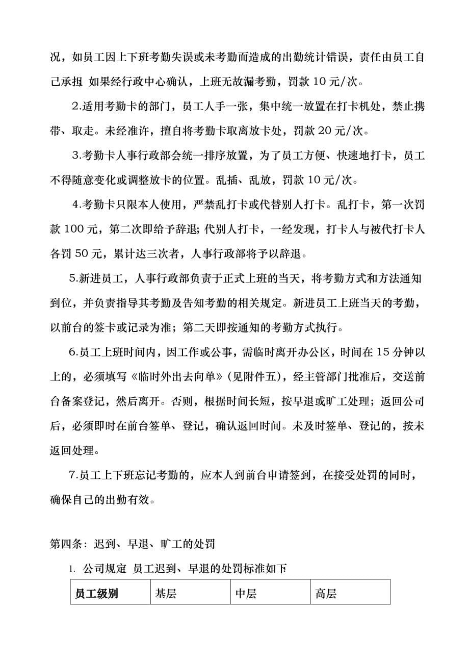 企业管理制度大全汇编(含表单)_第5页