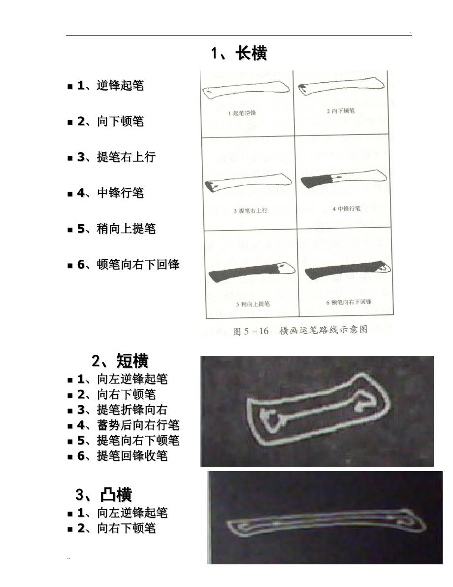 毛笔楷书入门教程(DOC 30页)_第2页