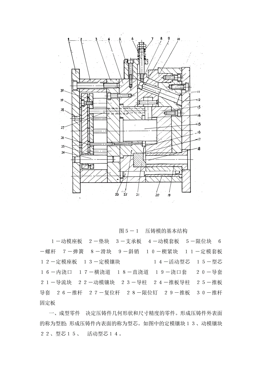 第五章 压铸模的基本结构及分型面设计_第2页