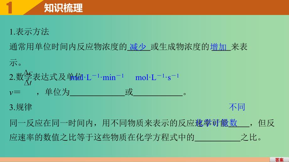 高考化学一轮复习 专题7 化学反应速率和化学平衡 第一单元 化学反应速率及其影响因素课件 苏教版.ppt_第4页