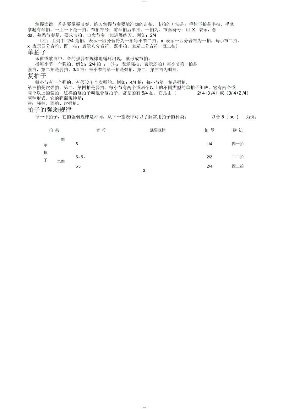 简谱乐理基础知识入门_第3页