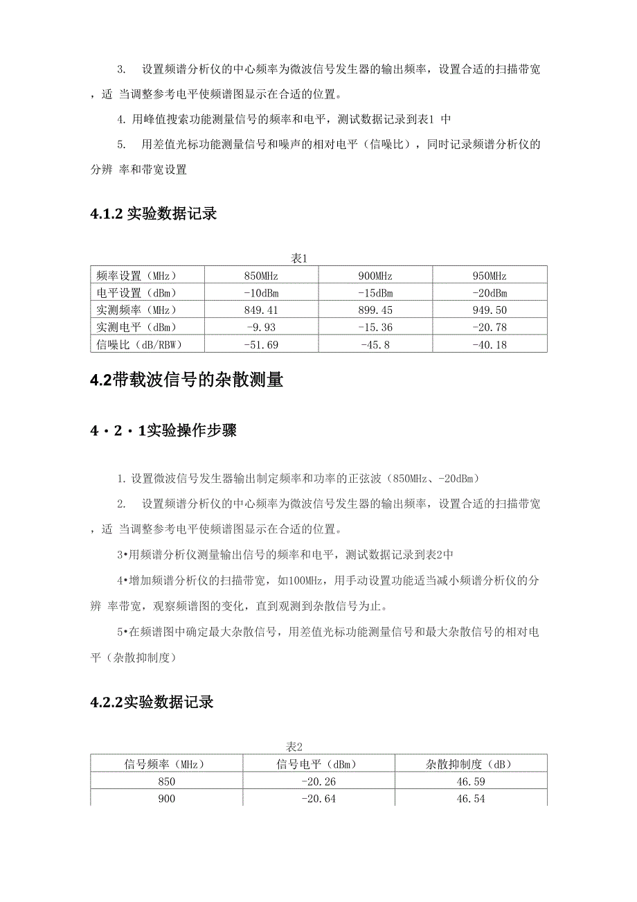 北邮电磁场实验_频谱分析仪的使用_第3页