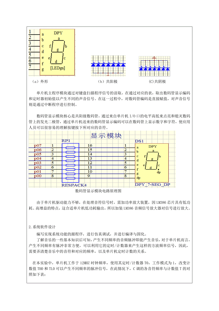 2017毕业论文-基于AT89S52单片机的简易电子琴设计.doc_第4页