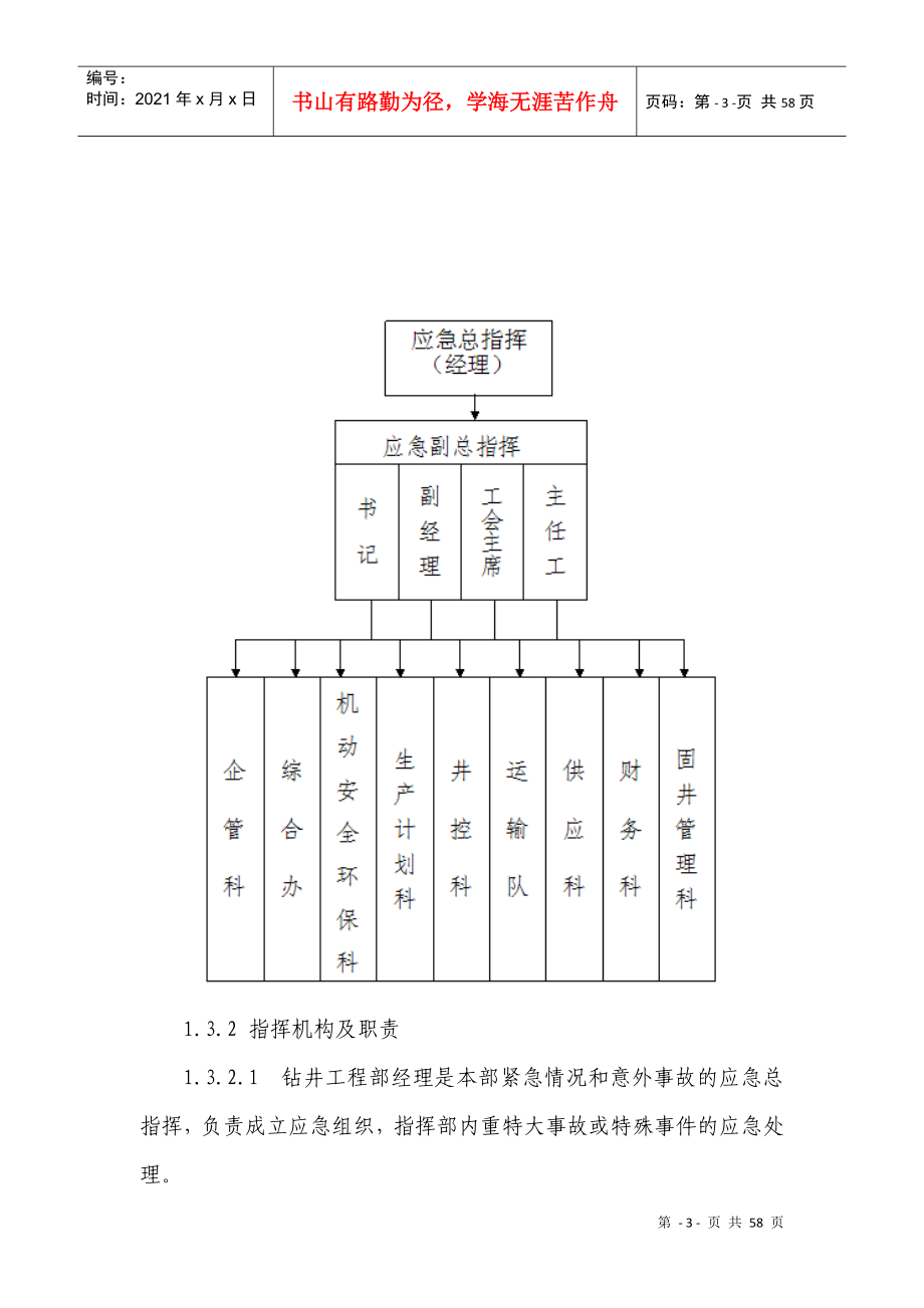 某油气工程技术公司钻井队各类应急预案_第4页