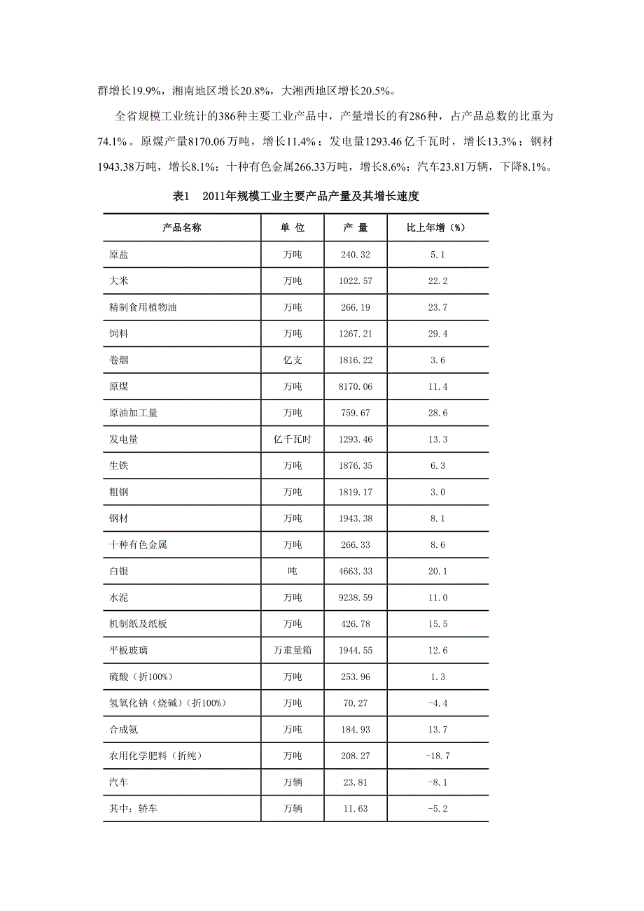 湖南省2011年国民经济和社会发展统计公报.doc_第3页