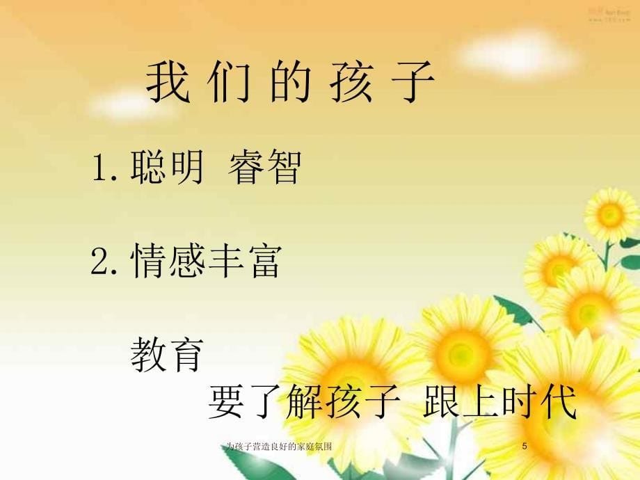 为孩子营造良好的家庭氛围课件_第5页