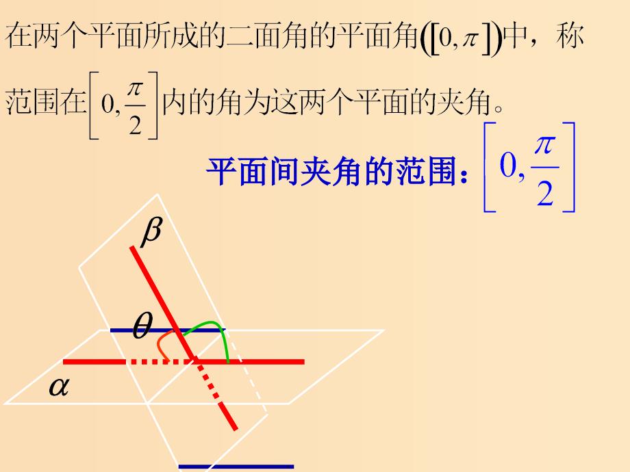 2018年高中数学 第二章 空间向量与立体几何 2.5.2 平面间的夹角课件1 北师大版选修2-1.ppt_第3页