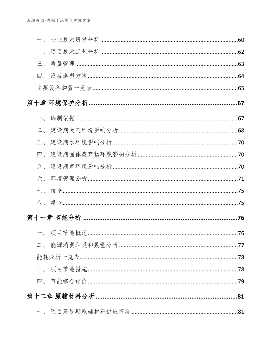 襄阳干冰项目实施方案范文_第4页