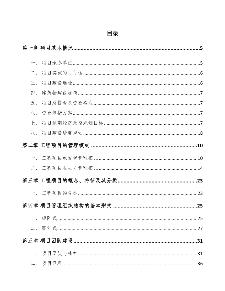 石墨烯项目工程管理方案参考_第2页