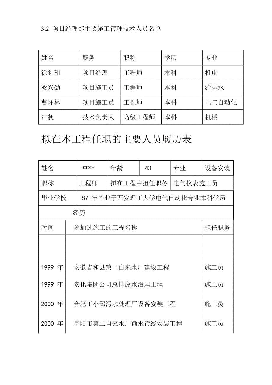 《施工方案》给水工程设备购置及安装工程施工组织设计方案_第5页