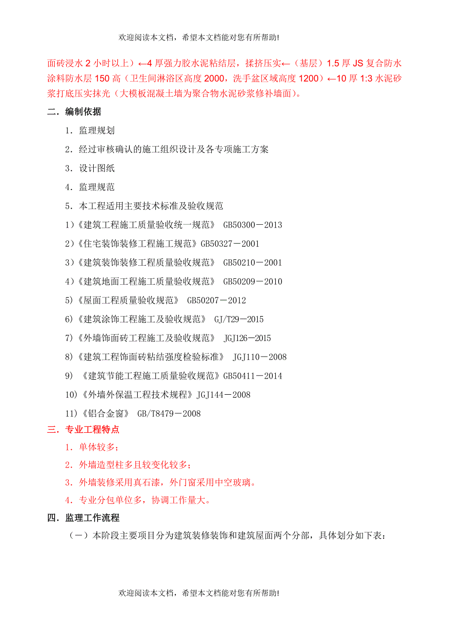 装饰装修工程施工质量监理实施细则培训资料_第3页