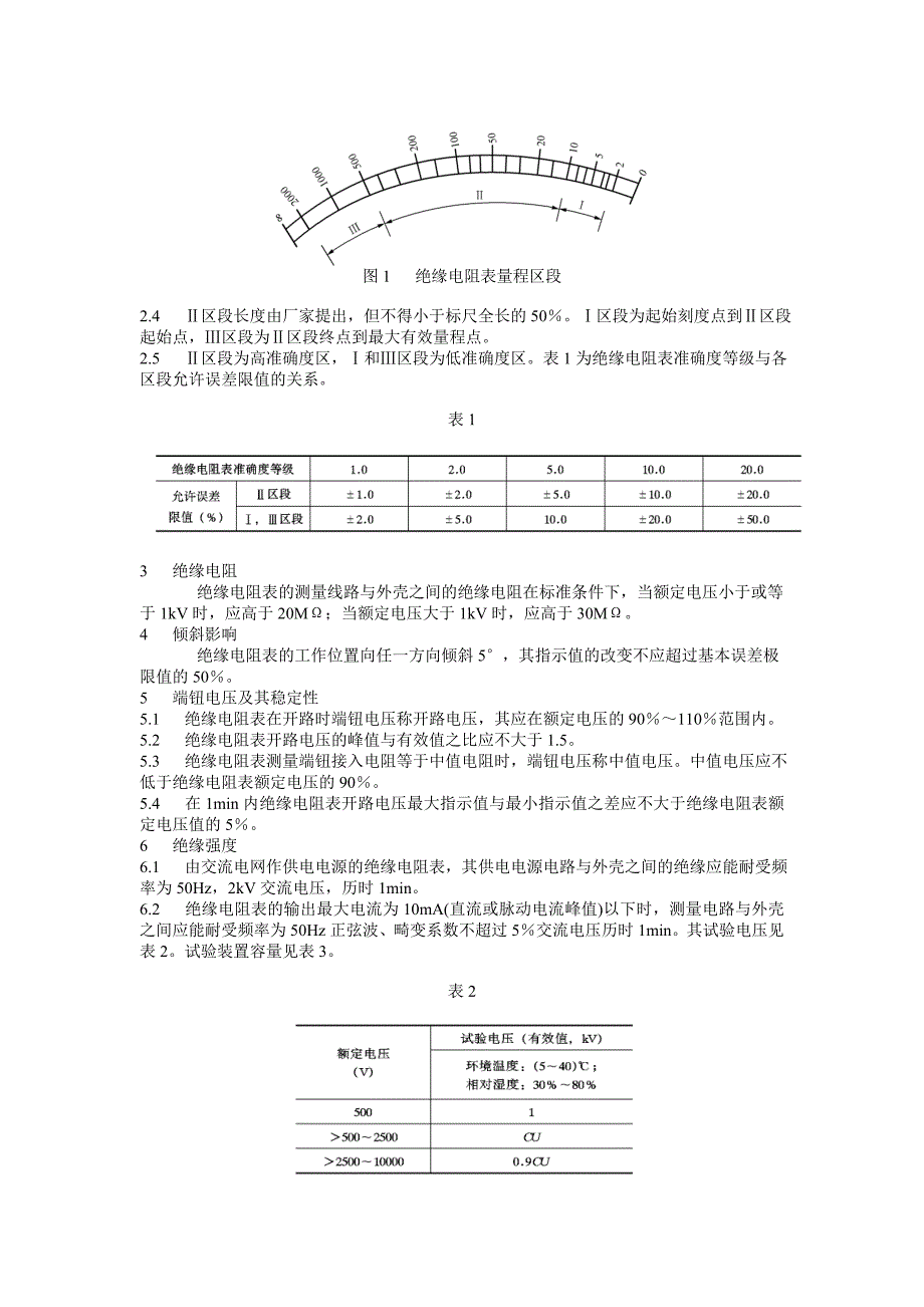 绝缘电阻表兆欧表检定规程_第2页