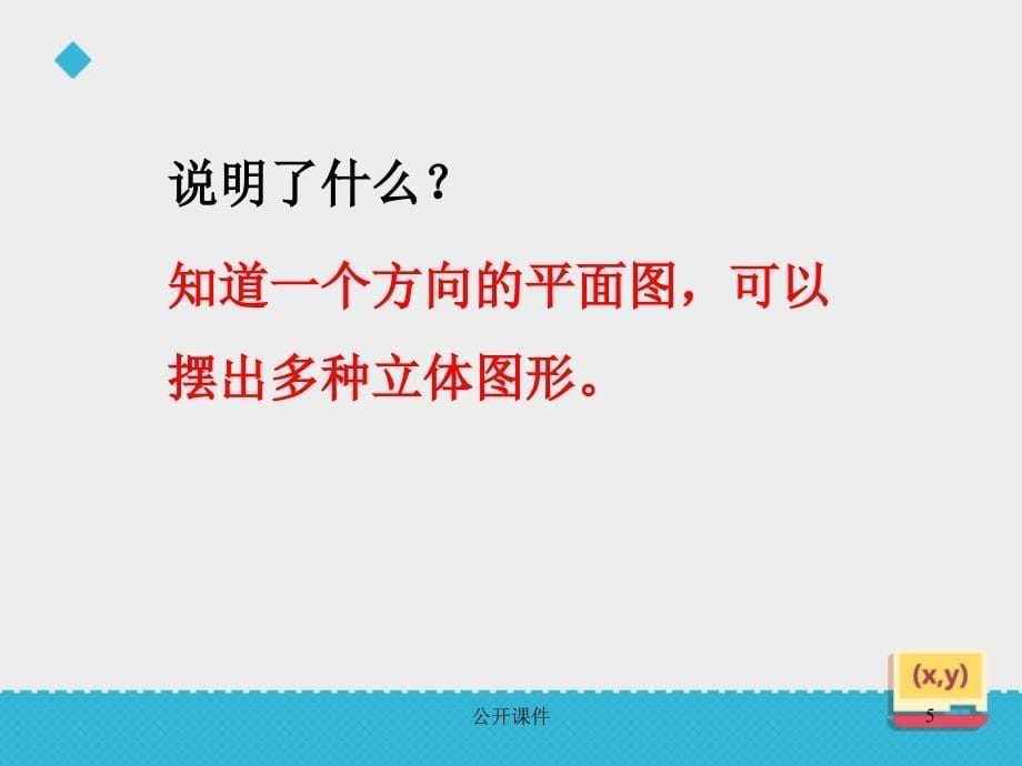 人教版五年级数学下册《观察物体》PPT课件39803【青苗书苑】_第5页