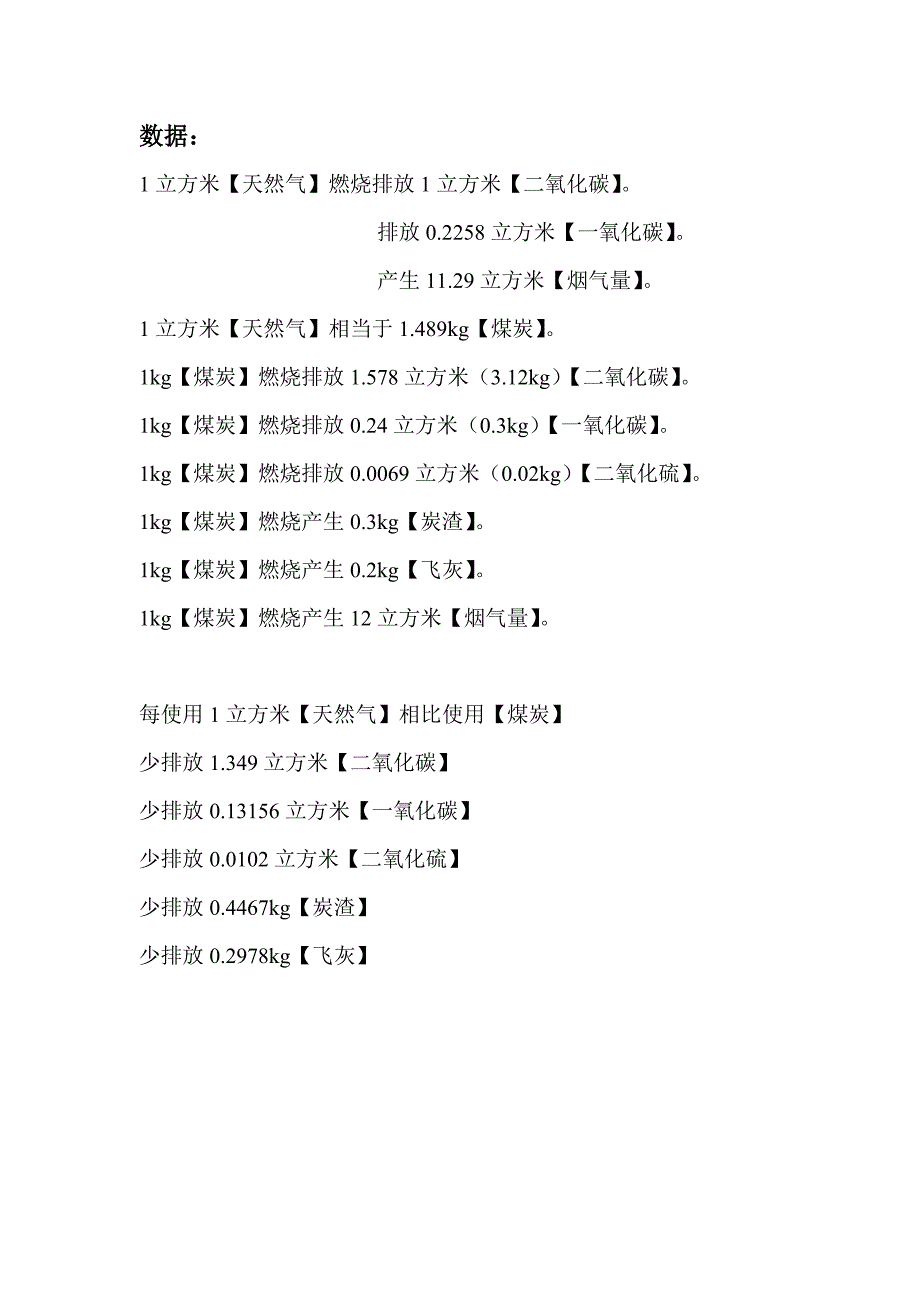 天然气燃烧产物_第1页