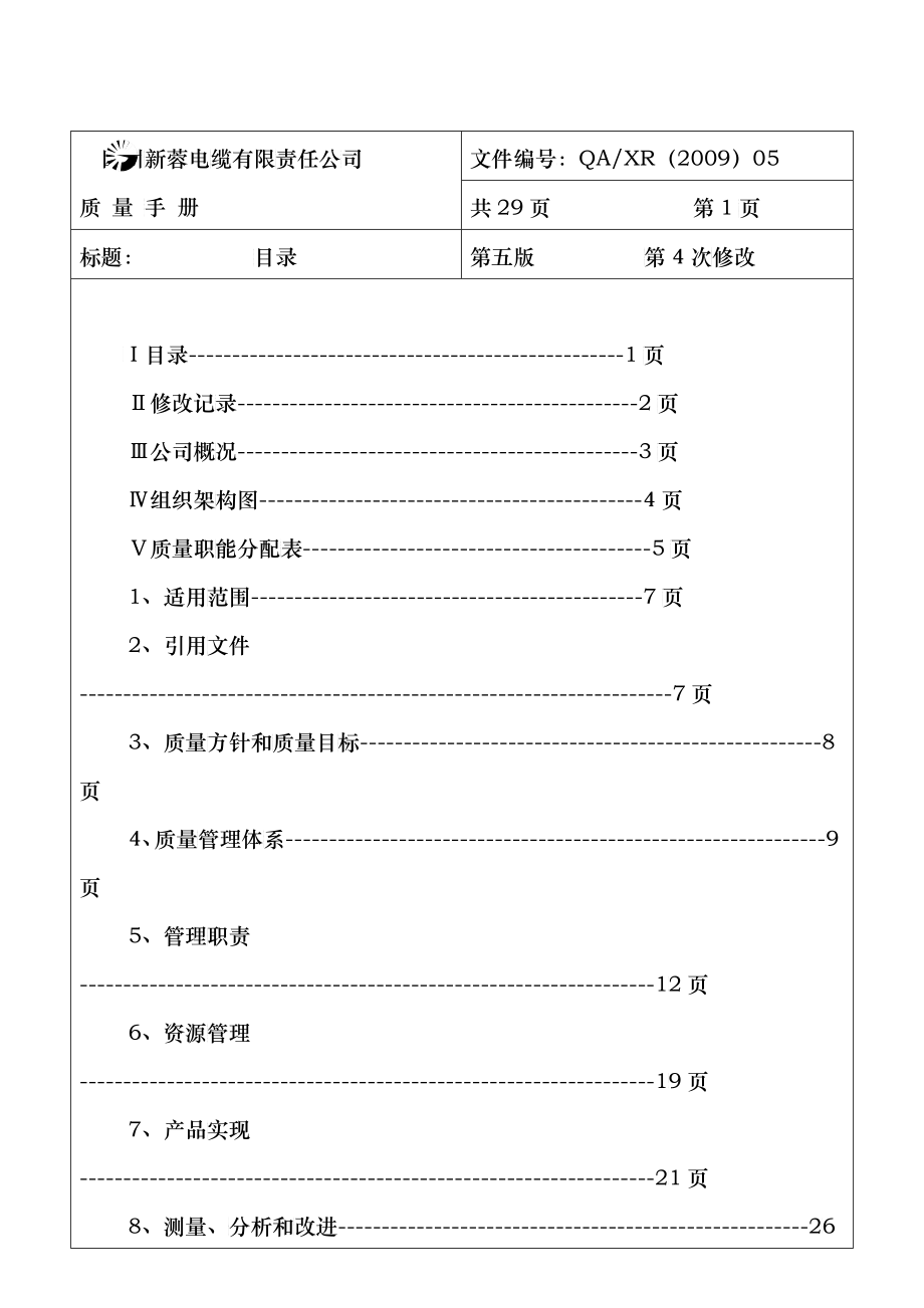 质量管理手册未修改版手册[1]_第2页