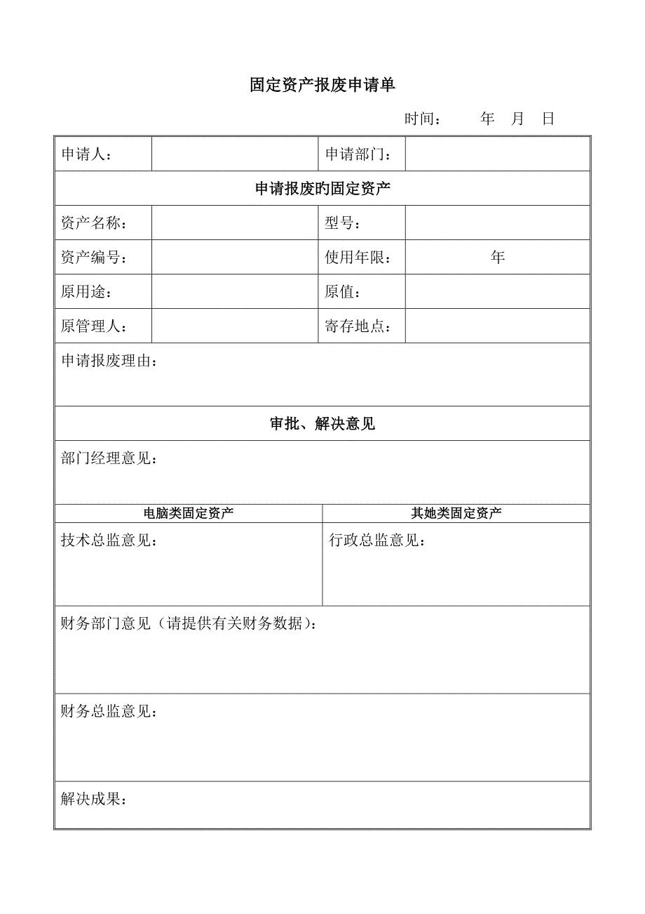 公司固定资产管理新版制度汇编(40)_第1页