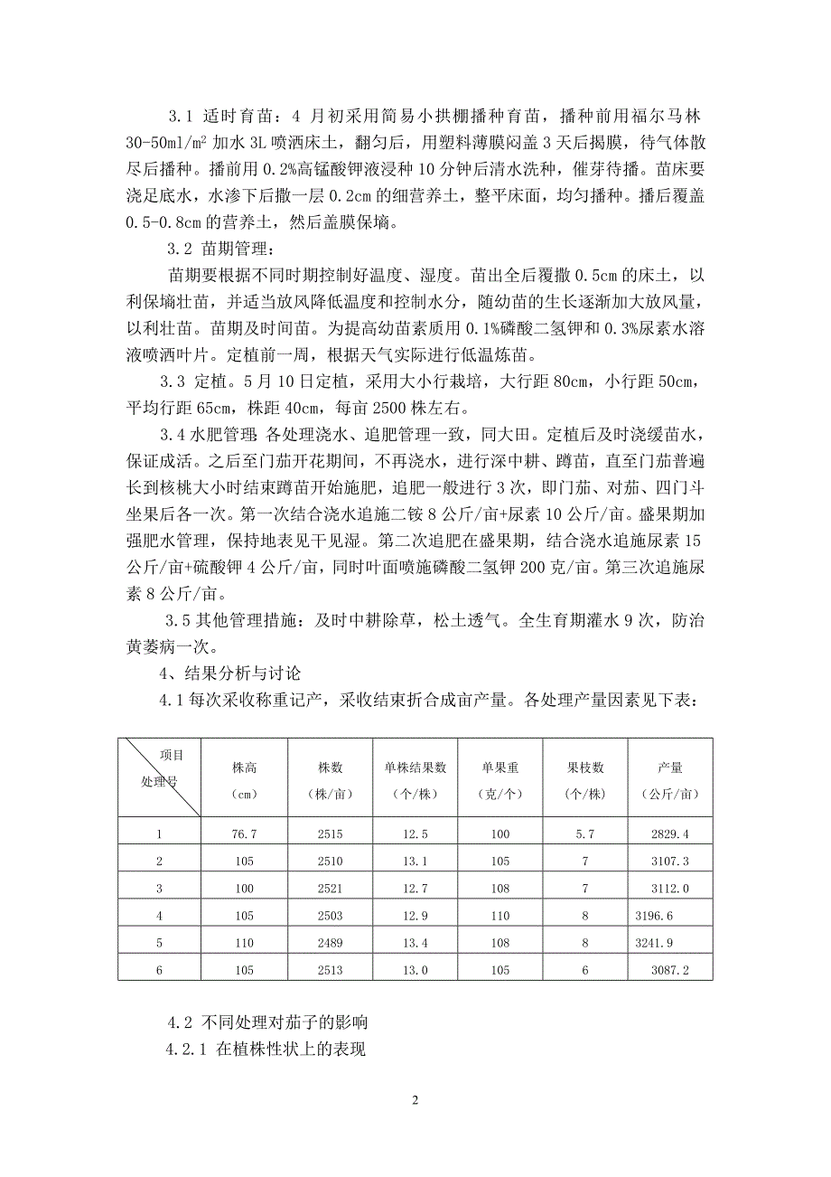 几种不同肥料在茄子上的肥效对比试验示范总结.doc_第2页