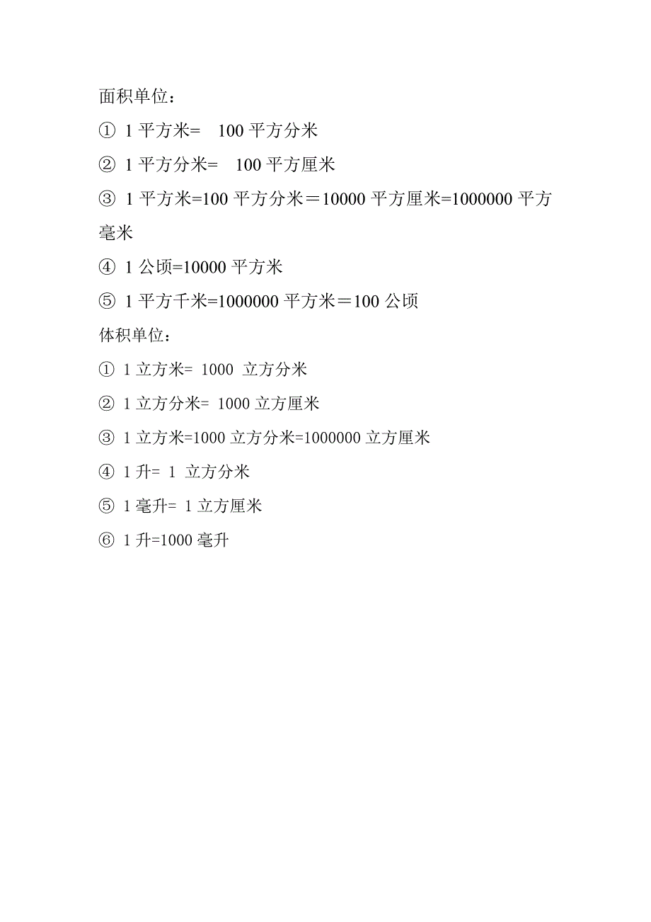 苏教版小学六年级上册数学公式_第2页