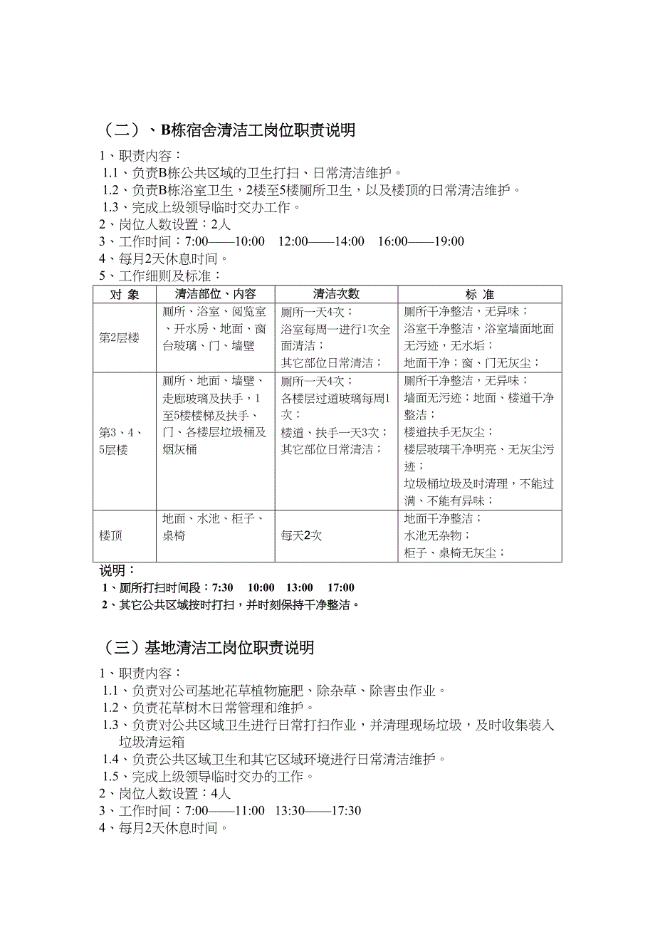 清洁工岗位职责说明（天选打工人）.docx_第2页