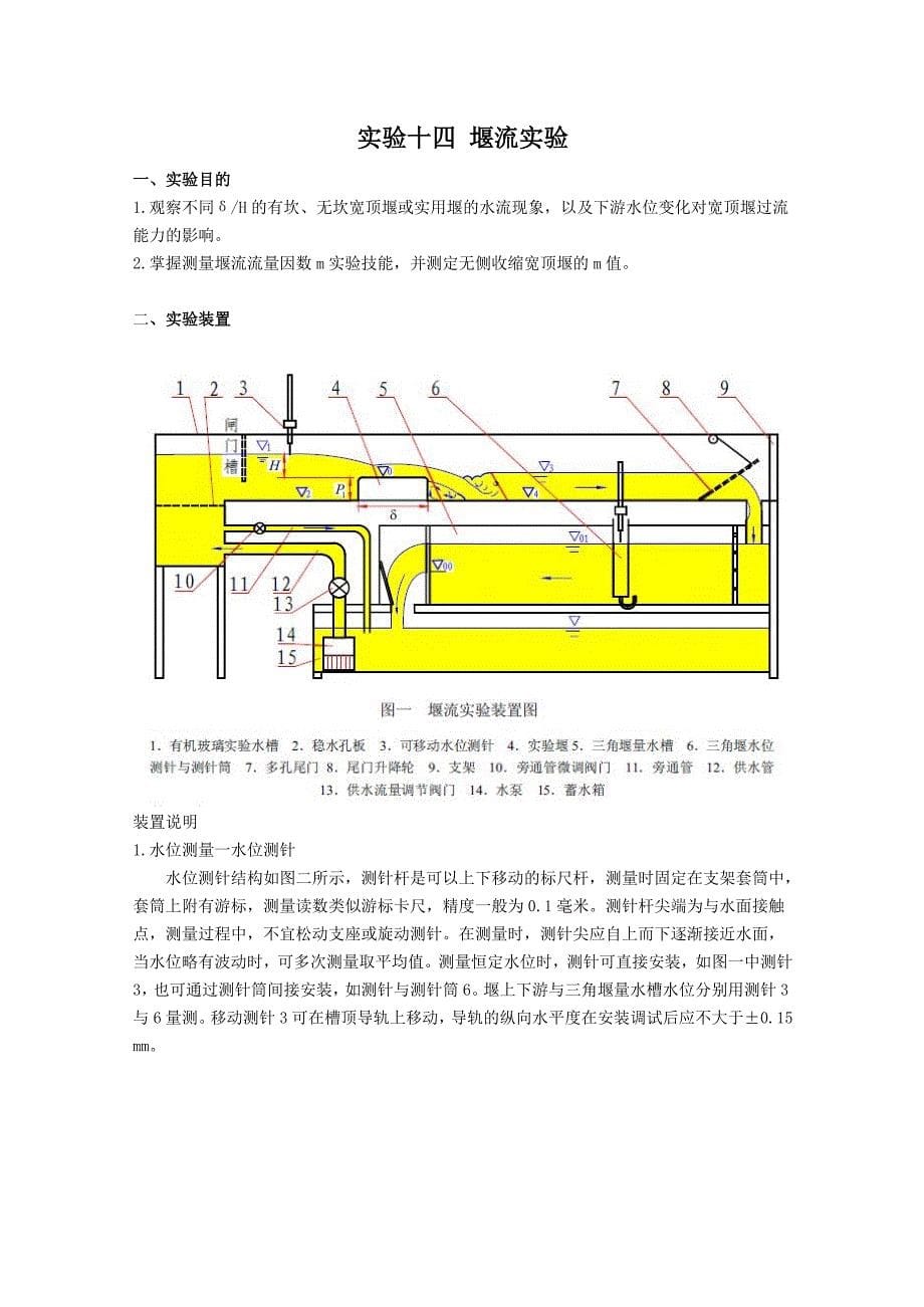 流力实验实验十一 孔口与管嘴出流实验_第5页