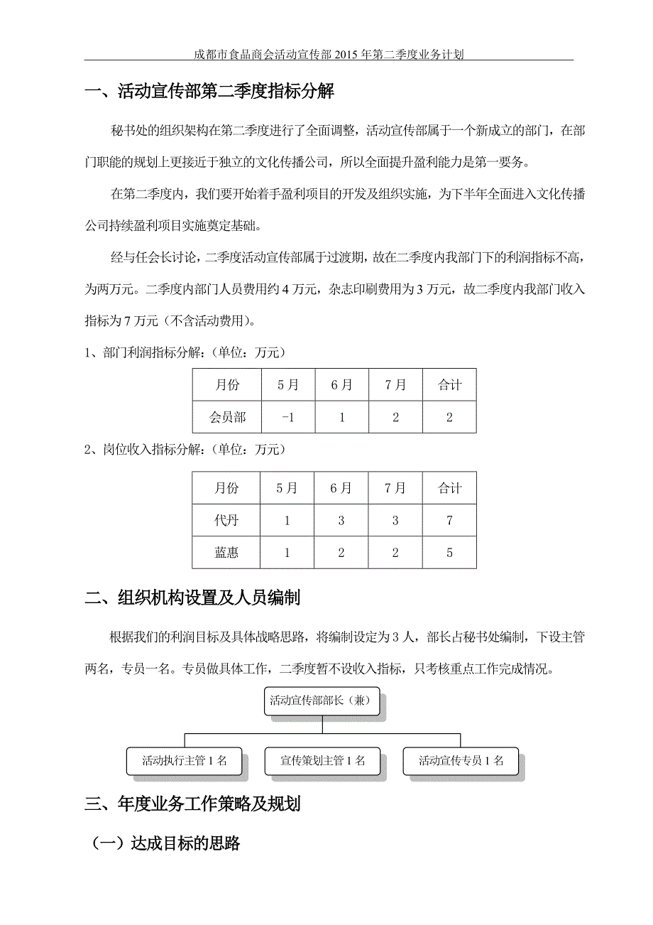 商会活动宣传部2015年年二季度业务计划.doc_第3页