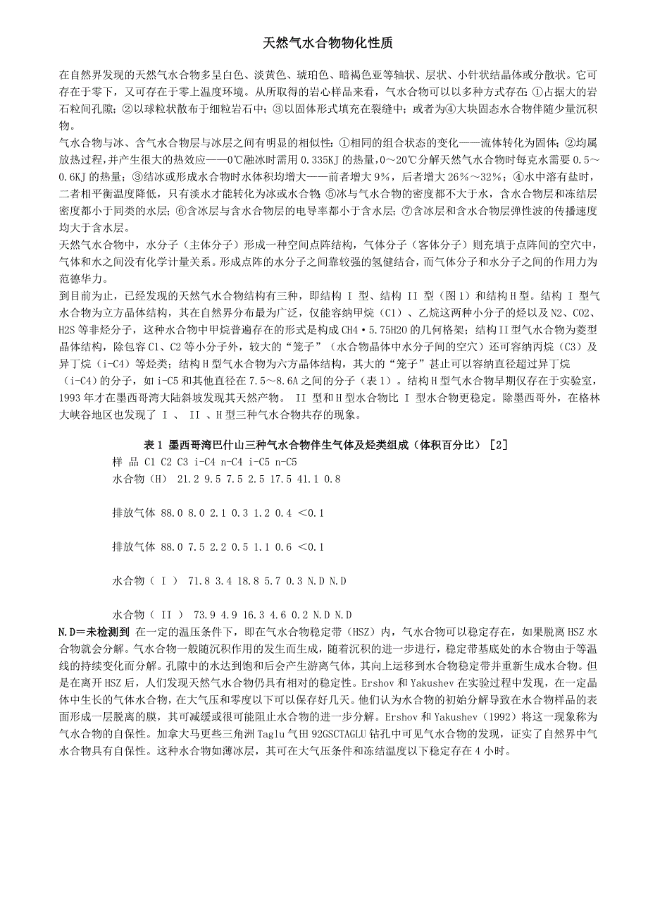 【管理精品】天然气水合物物化性质_第1页