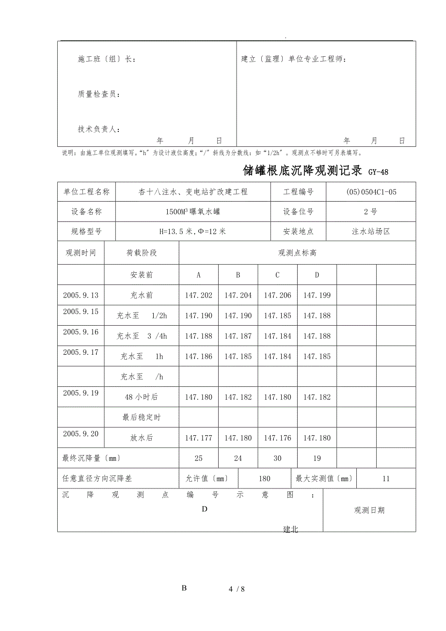 储罐基础沉降观测试验记录_第4页