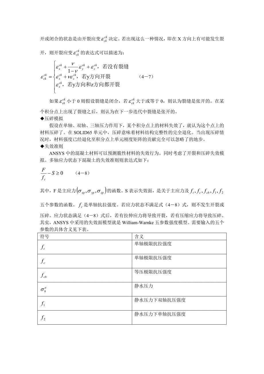 ANSYS混凝土问题分析_第5页