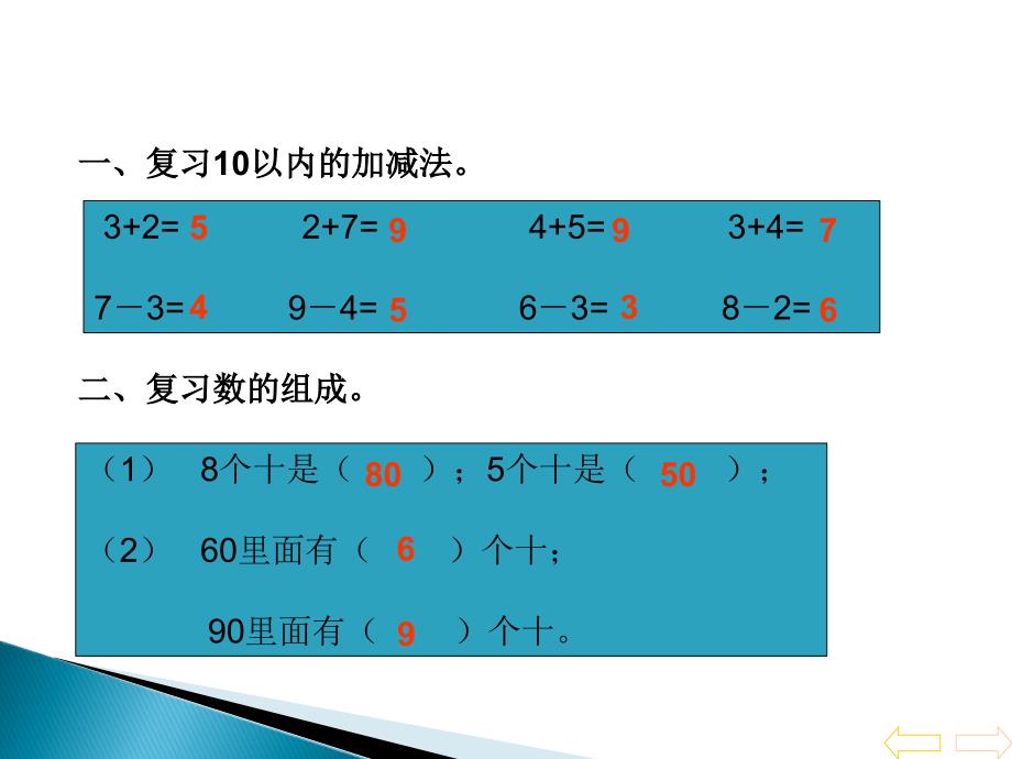 一年级下册数学试题6.1整十数加、减整十数 人教新课标_第3页