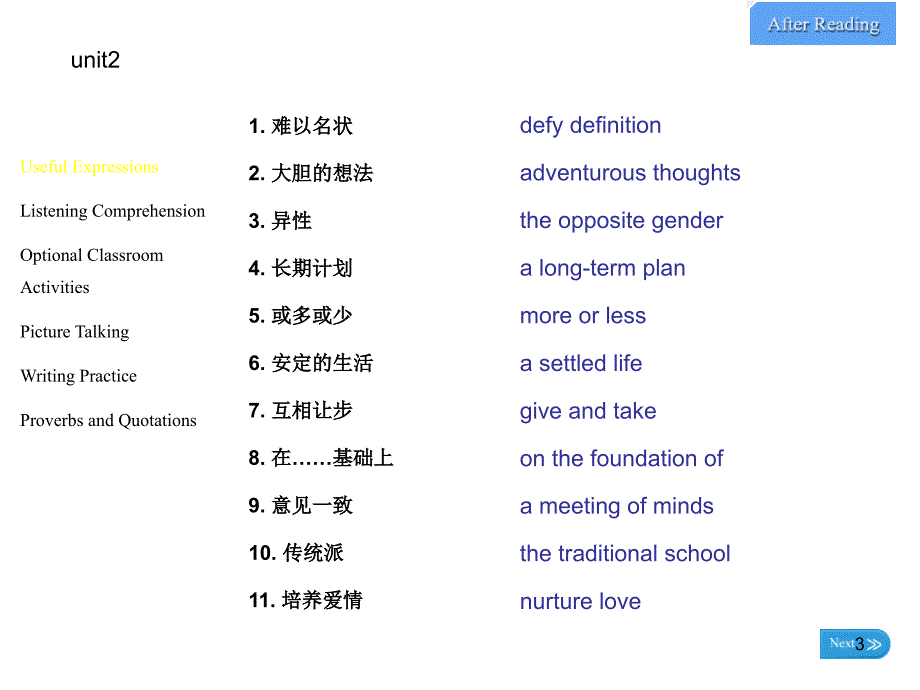 大学英语综合教程3短语_第3页