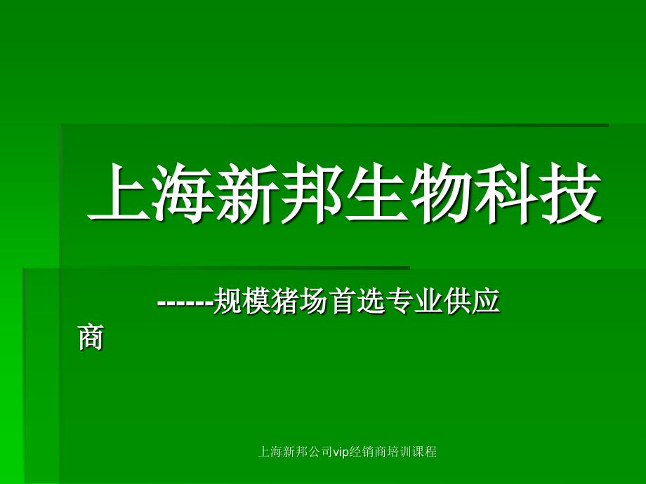 上海新邦公司vip经销商培训课程课件_第2页