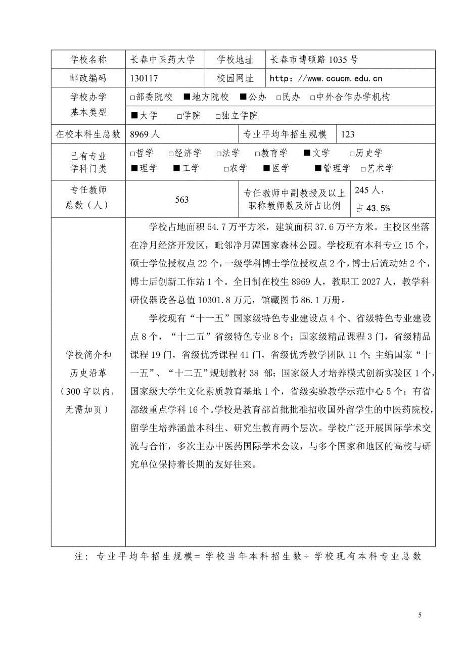 康复治疗学专业设置申请表doc.doc_第5页