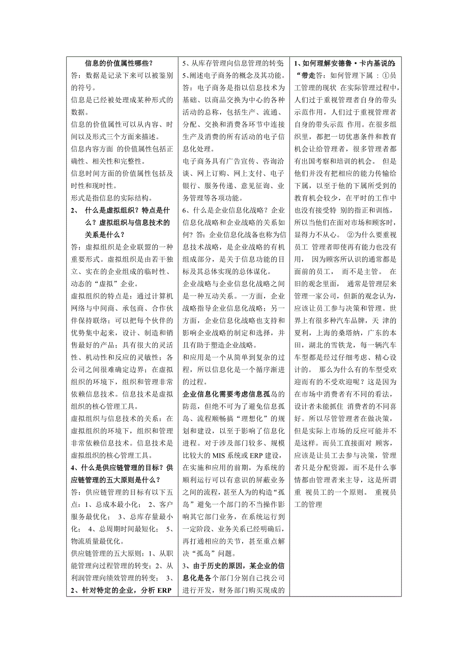 2018电大企业信息管理小抄.doc_第2页