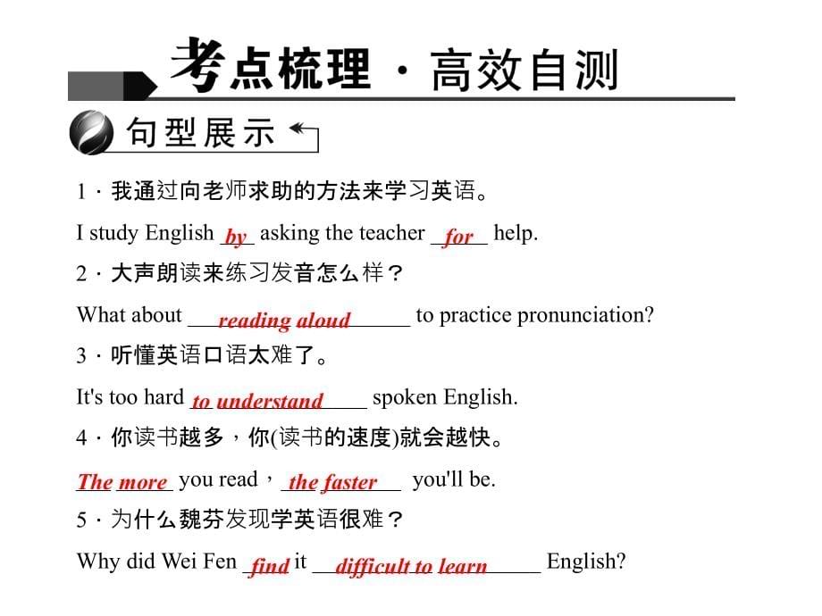 全册中考英语人教版考点聚焦复习课件九年级共240张PPT_第5页