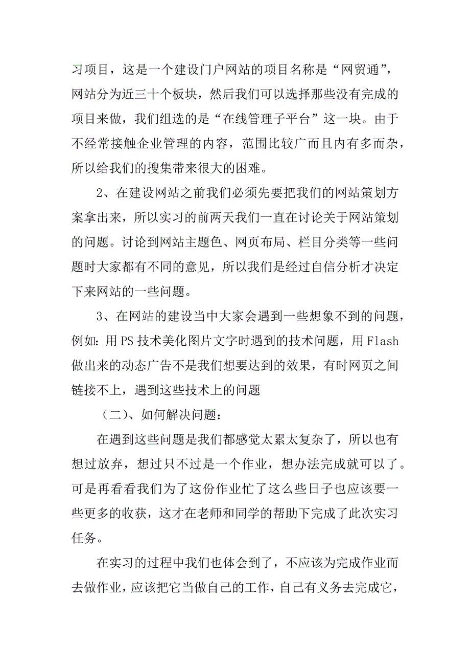 2023年电子商务实习报告2000字_第3页