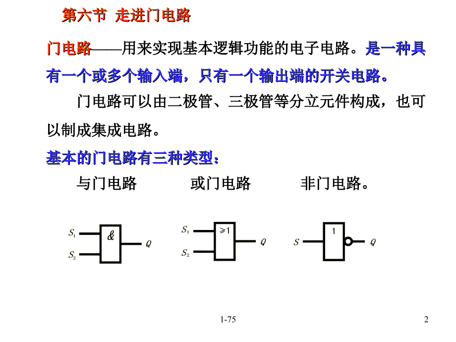 高二物理走进门电路_第2页