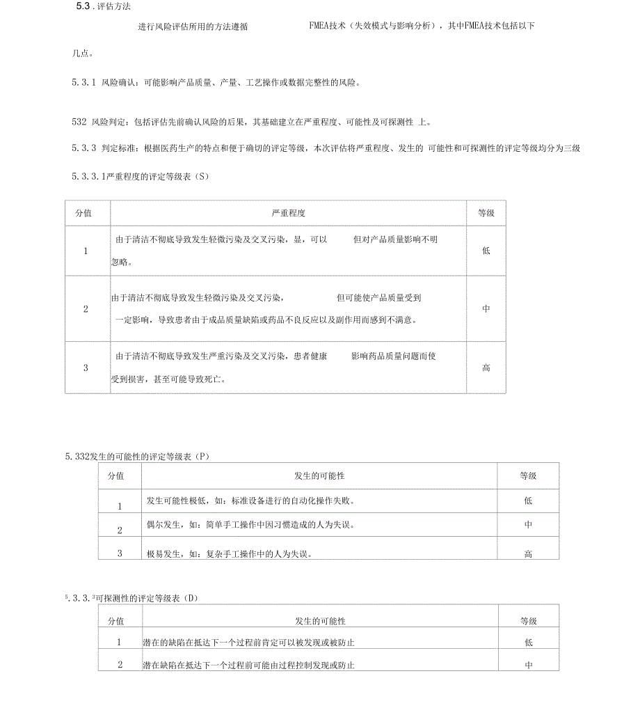 二维混合机清洁验证方案_第5页