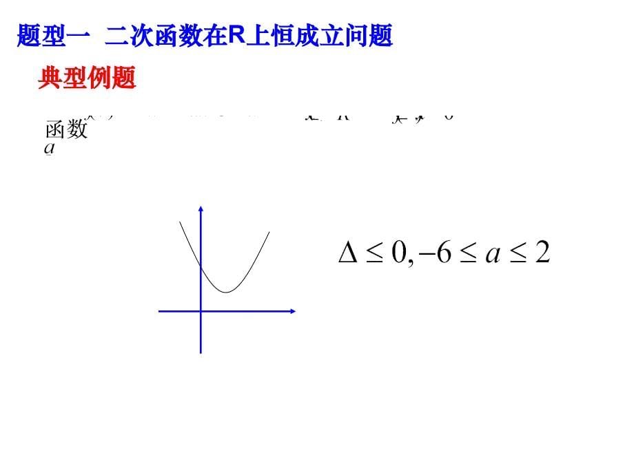 高三数学复习ppt课件二次函数中的恒成立问题_第5页